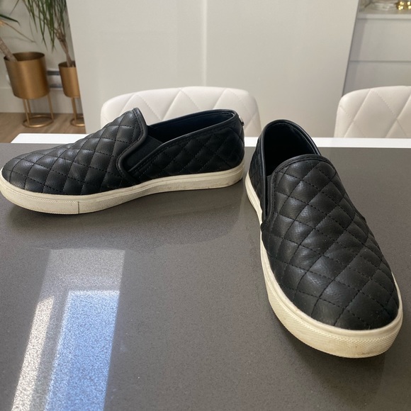 Brand New Steve Madden Ecentrcq Black Sneakers Size 8 - Picture 3 of 4